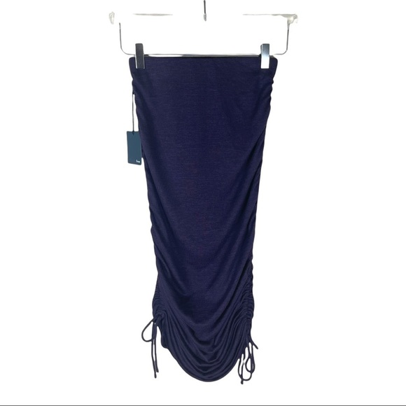 WILFRED FREE PURPLE MIDI SKIRT